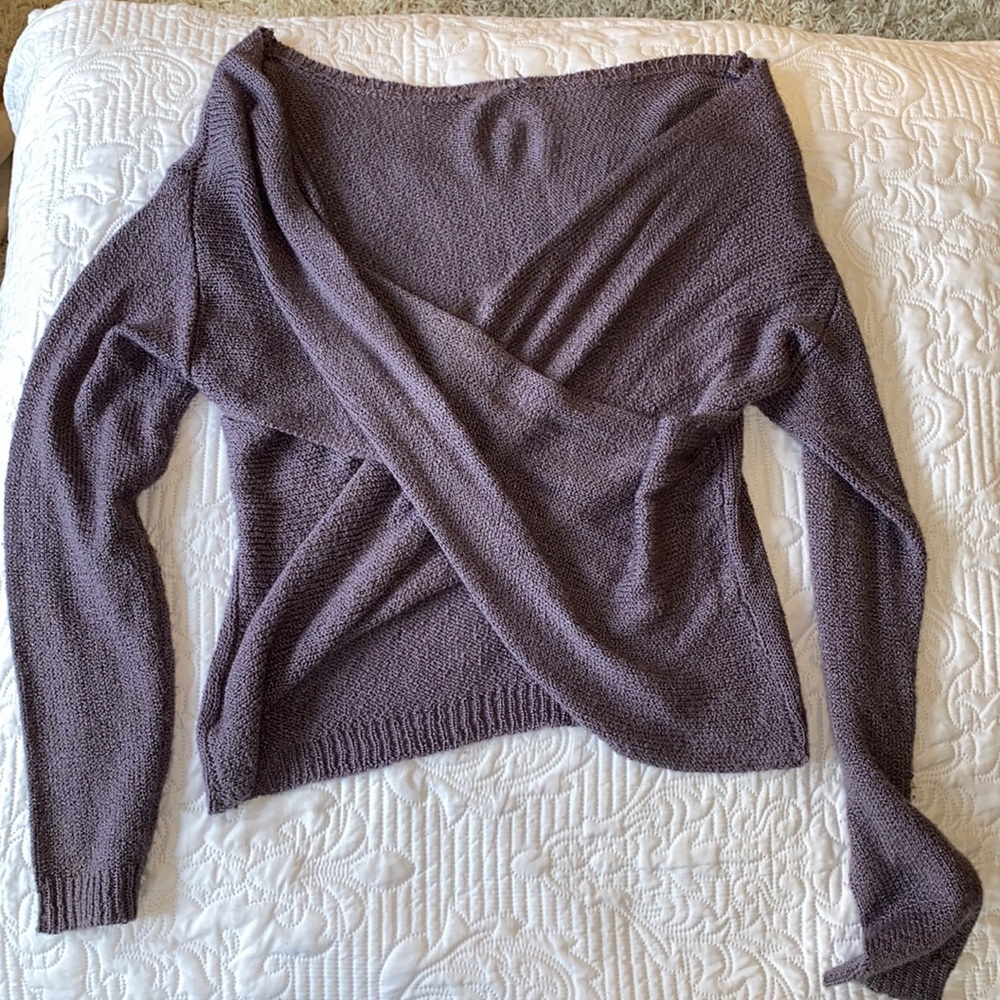 Criss cross sweater